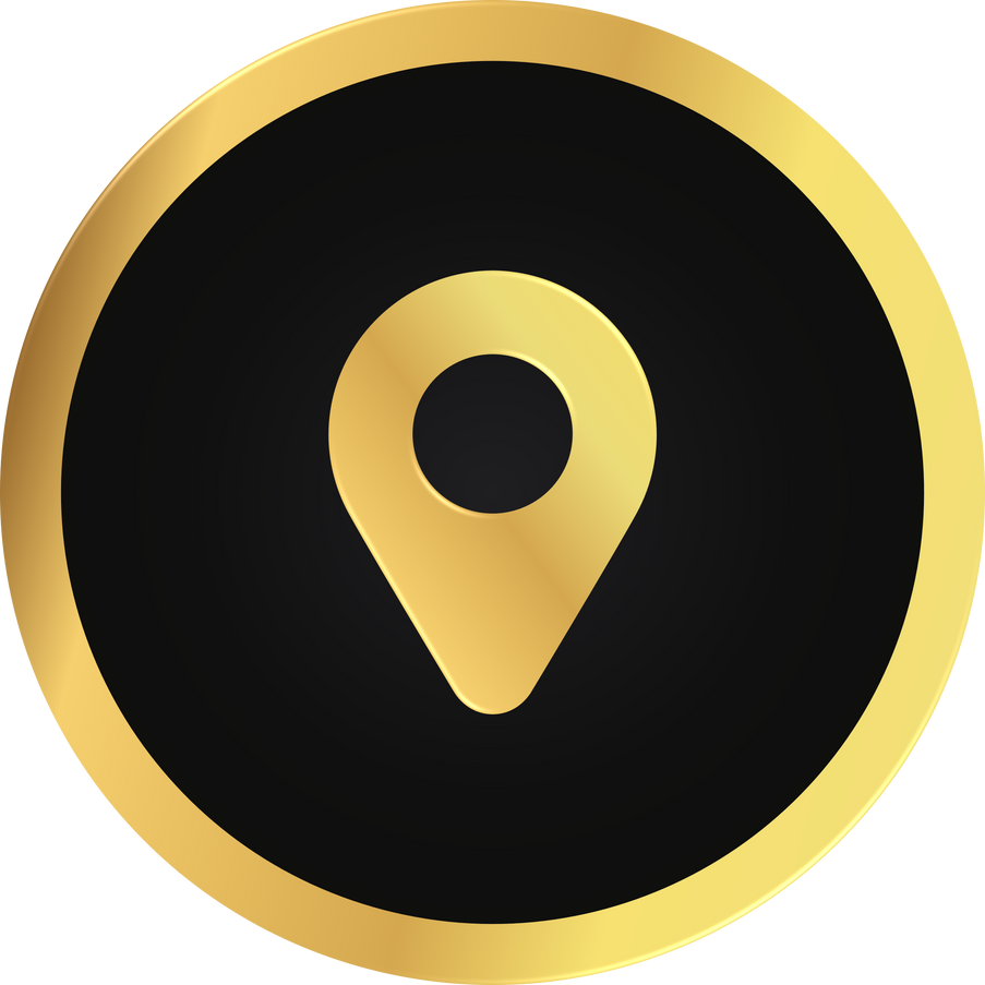 Location Pin Gold Icon